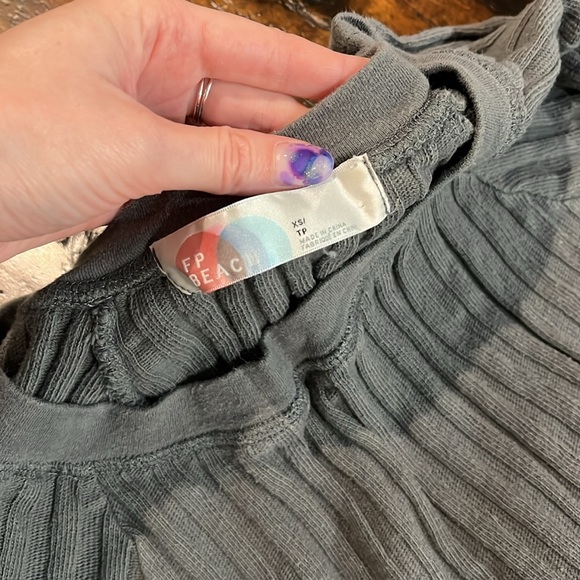 Free People Walk About Maxi Dress in Navy Stone (Size XS) - Picture 4 of 4